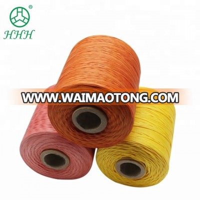 Thread for PU bag, leather bag sewing flat 150D 50m wax thread, 204 colors for your choose