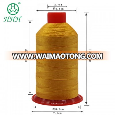 Wholesale High Tenacity thread High tenacity polyester thread gold color