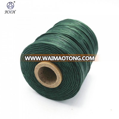 polyester waxed braid sewing thread, waxed polyester embroidery thread